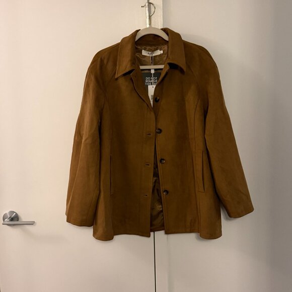 ASTR The Label Presleigh Faux Suede Jacket NWT Size Medium - Picture 3 of 4